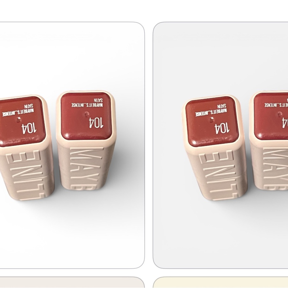 Maybelline Lipstick Pair in Rich Rose instance satin